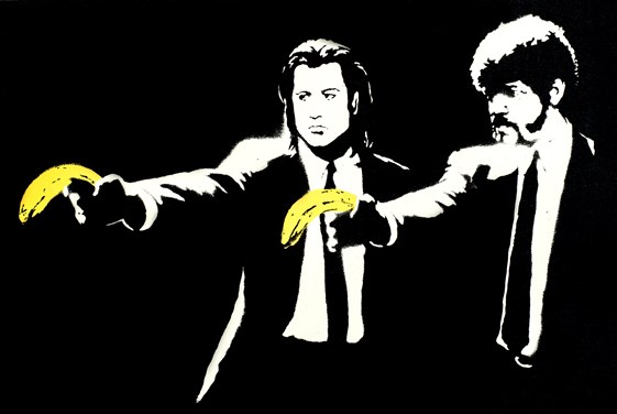 banksy pulp fiction