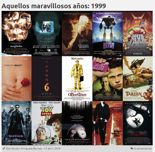 Pelis de 1999