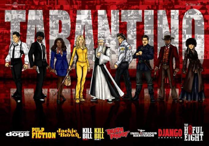 Once personajes de Tarantino