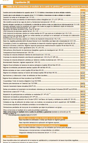 Ajustes impuesto 2