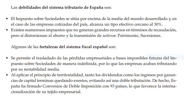 Fortalezas y debilidades IS español