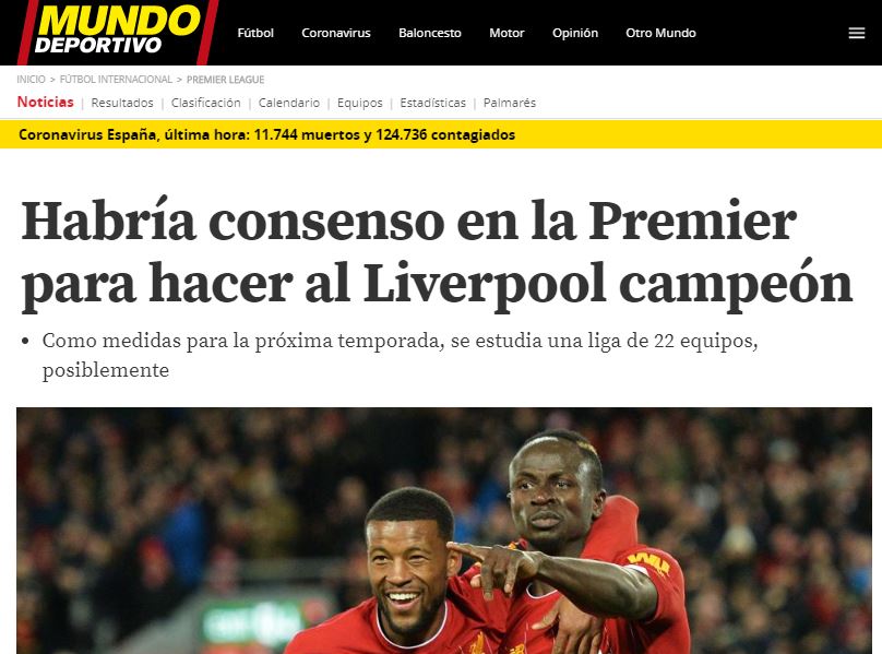 Campeón Liverpool Premier